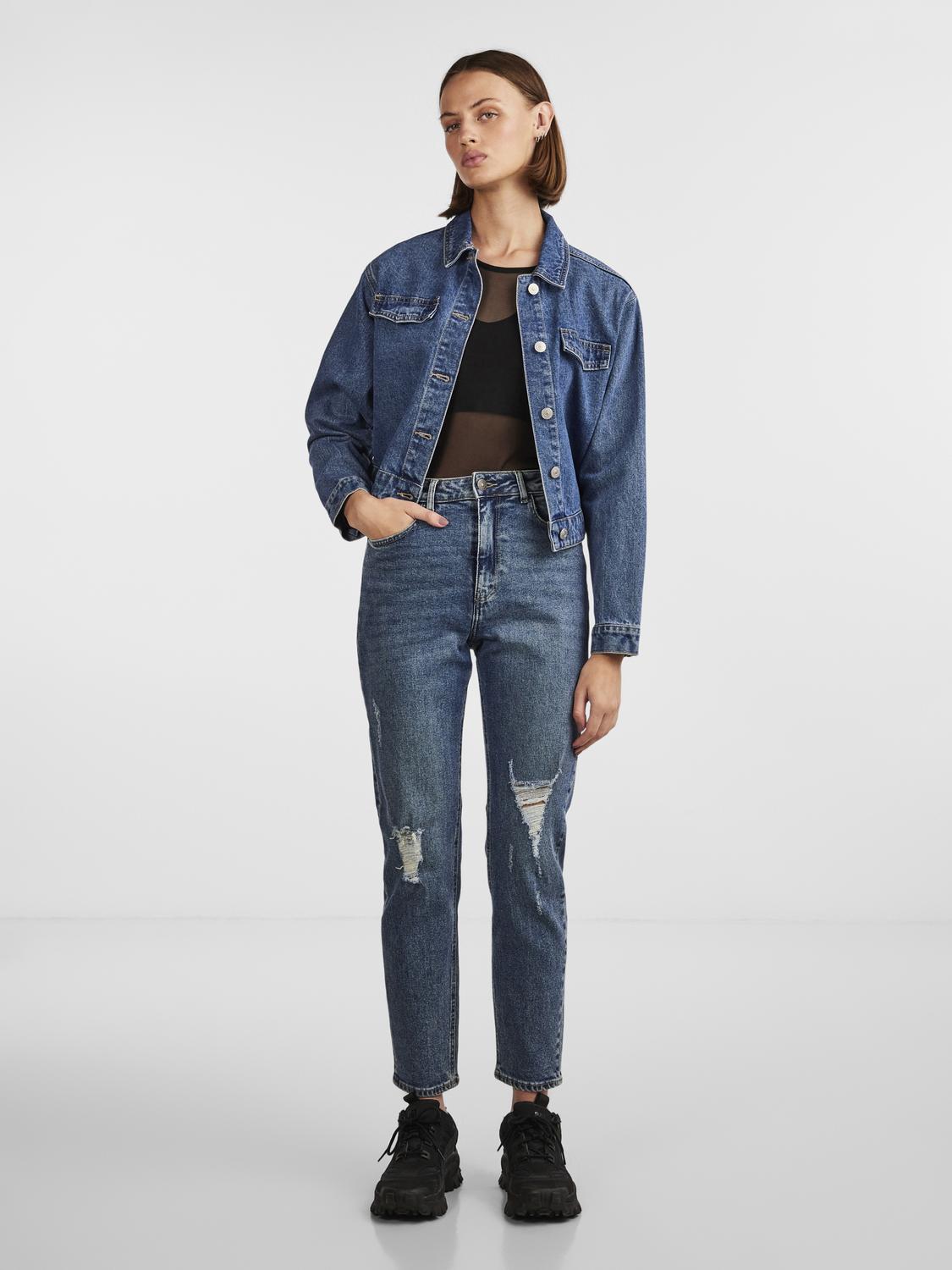 PCBELLA Jeans - Medium Blue Denim